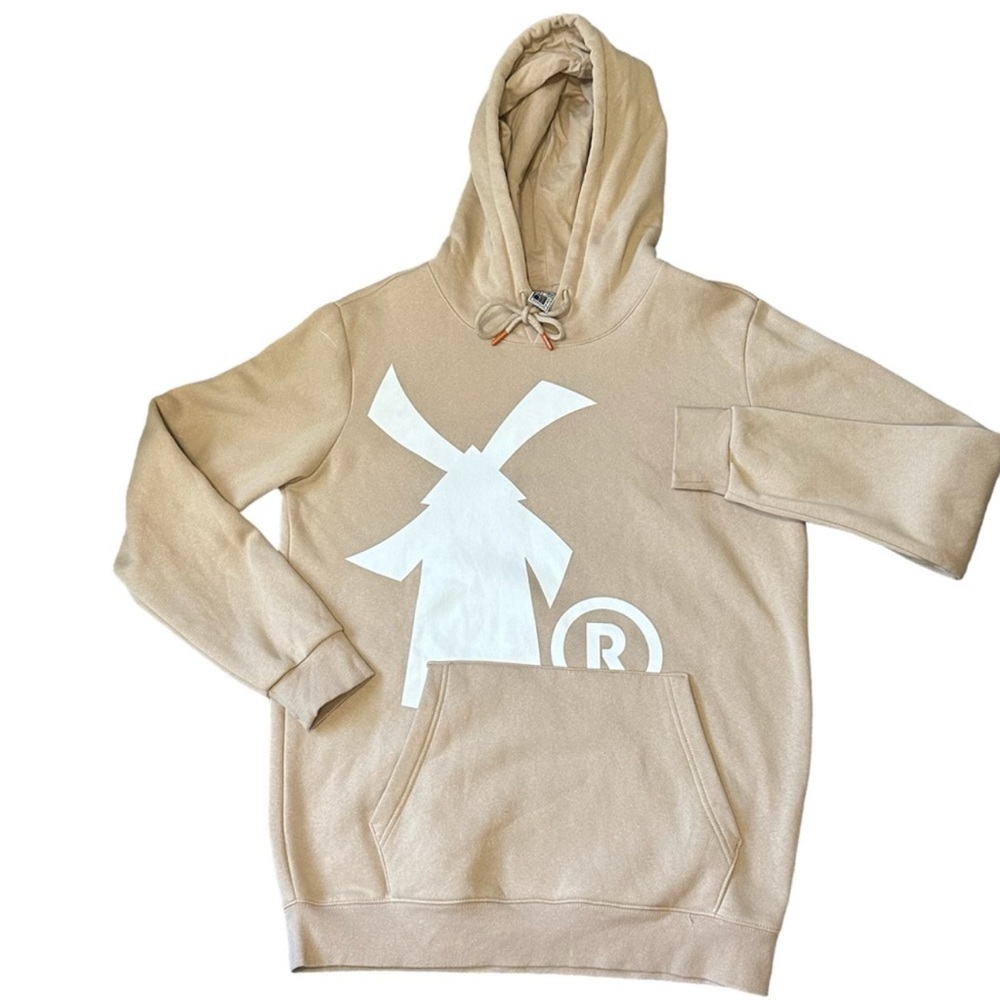 Dutch Bros NWT Dutch Bros Coffee Windmill TAN Hoodie MEDIUM+LARGE+XL+XXL Hoodie